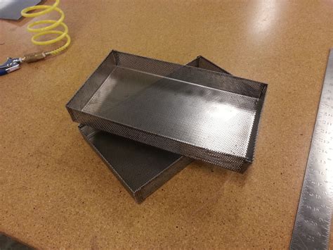 sheet metal tray instructions